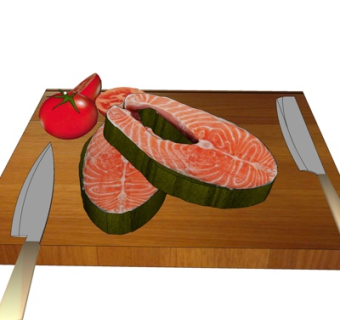 现代鱼生su模型