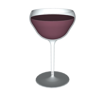 现代高脚杯su模型