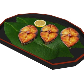 现代柠檬食物su模型