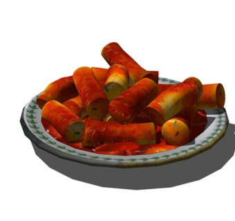 现代猪肠粉su模型