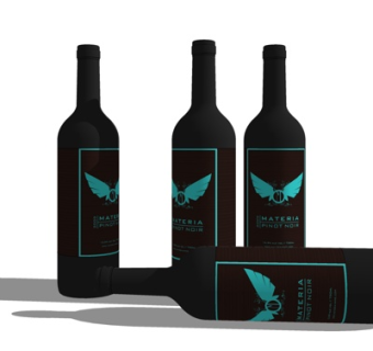 现代红酒组合su模型