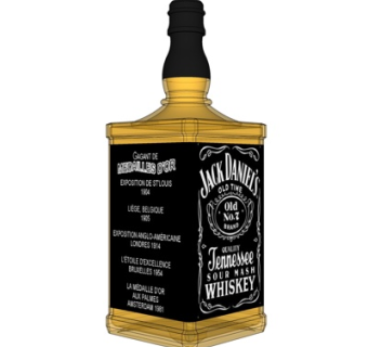 欧式杰克丹尼洋酒su模型