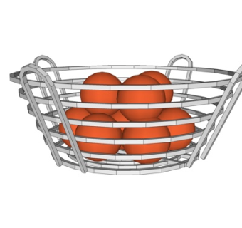 现代橙子su模型