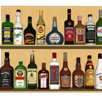 现代实木酒架su模型