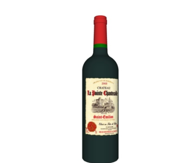 现代红酒酒水su模型