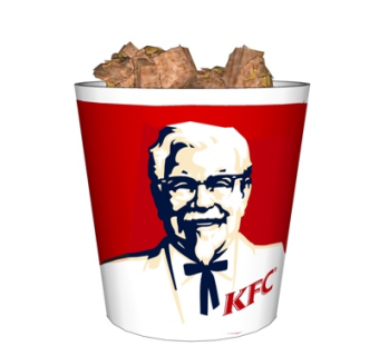 现代KFC鸡块食物su模型
