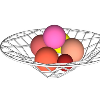 现代水果组合su模型