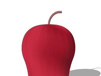 现代<em>红</em>苹果su模型