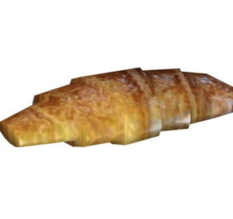 现代面包食物su模型