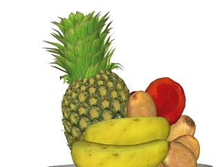 现代菠萝香蕉su模型