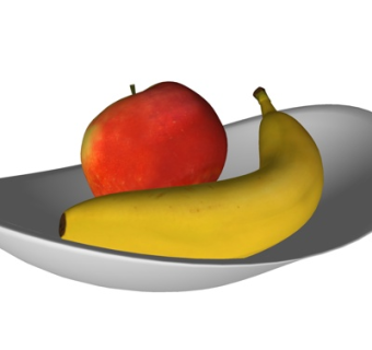 现代苹果香蕉su模型