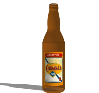 现代啤酒酒水su模型