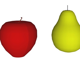 现代苹果<em>梨子</em>su模型