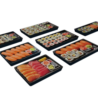 现代寿司组合su模型