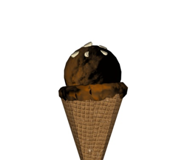 现代雪糕su模型