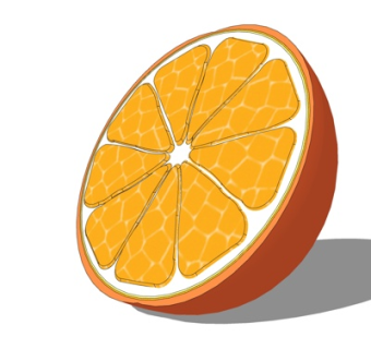 现代橙子su模型