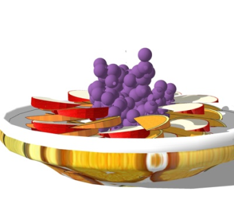 现代水果组合su模型