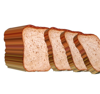 现代面包食物su模型