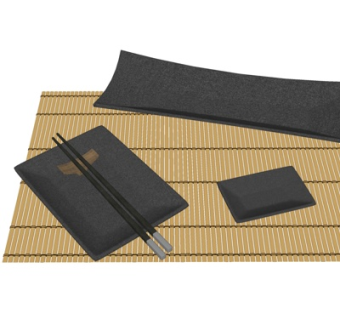 现代饭碟筷子su模型