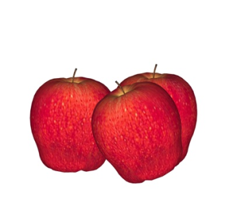 现代红苹果su模型