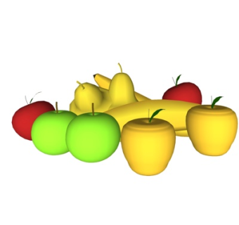现代苹果香蕉su模型
