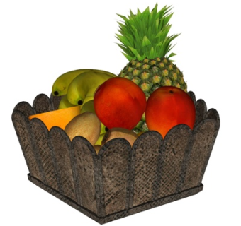 现代水果组合su模型