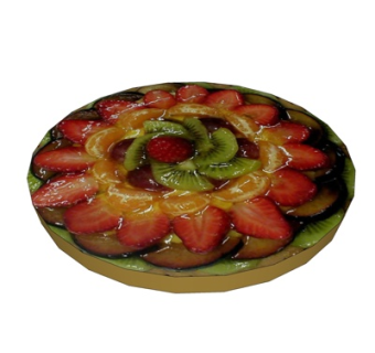 现代草莓蛋糕su模型