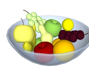 现代水果组合su模型