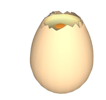 现代鸡蛋su模型