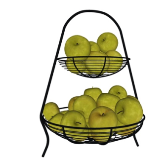现代梨子水果架su模型