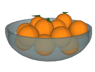 现代橙子su模型