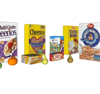 现代儿童零食su模型