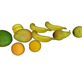 现代水果组合su模型