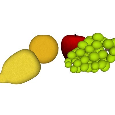 现代水果组合su模型