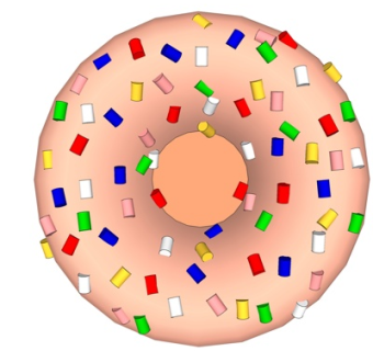 现代面包食物su模型