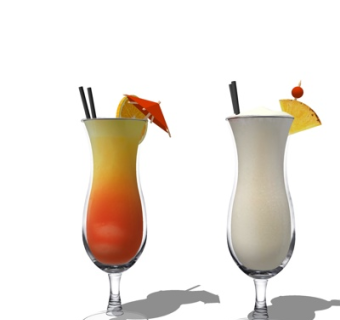 现代橙子汁su模型