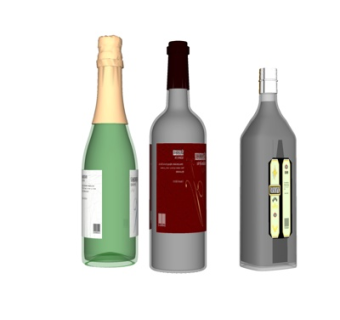 现代啤酒组合su模型