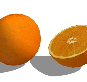 现代橙子su模型