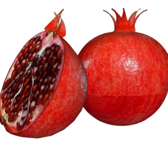 现代石榴su模型