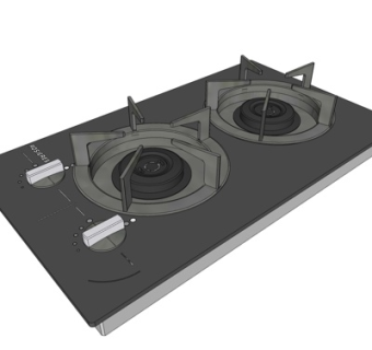 现代炉灶su模型