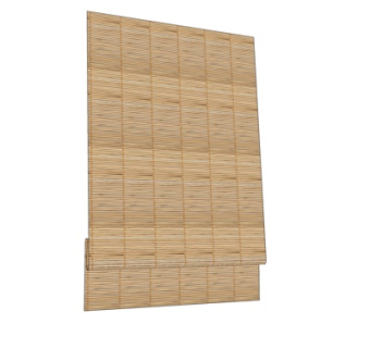 新中式编制草帘su模型