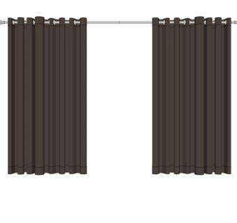 现代窗帘su模型