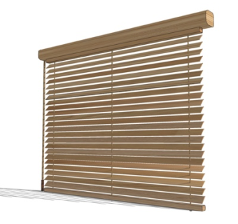 现代百叶帘su模型