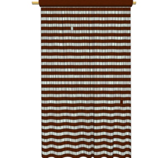 新中式窗帘su模型