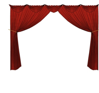 简欧窗帘su模型