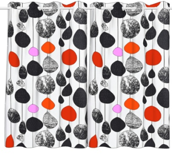 现代窗帘su模型