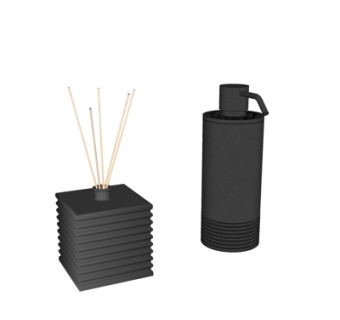 现代卫浴用品su模型