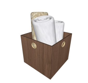 现代卫浴用品su模型