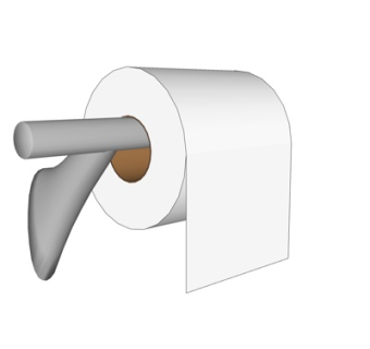 现代卫浴用品su模型