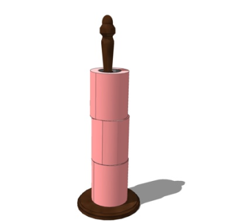 现代卫浴用品su模型